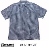 ราคา เสื้อเชิ้ตลายสก๊อต converse (7367123534)