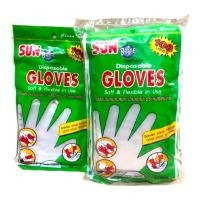 ราคา Sun Brite ถุงมือพลาสติก 1 แพ็ค 288 ชิ้น หรือ 144 คู่ สำหรับทำอาหาร ถุงมือพลาสติก ใช้งานง่ายและยืดหยุ่น (52453572520)