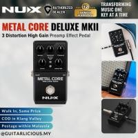 ราคา NUX Metal Core Deluxe MKII 3 Distortion High Gain Preamp Effect Pedal พร้อม True Bypass (42477458777)