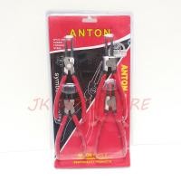ราคา คีมถ่างแหวน คีมหุบแหวน คีมหุบถ่าง คีมถอดปิ้นล็อค 7 นิ้ว ANTON CIRCLIP PLIERS (2119988620)