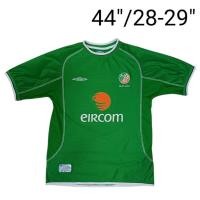 ราคา เสื้อบอลแท้ทีมชาติไอร์แลนด์ ชุดเหย้าปี 2001-03 มือสอง ป้ายคอไซส์ M วัดหน้าผ้าอก 44"ยาว 28-29" มีตำหนิภาพสุดท้าย (48007976965)