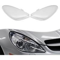 ราคา ฝาครอบเลนส์ไฟหน้าคู่เข้ากันได้กับ Mercedes Benz SLK Class R171, SLK350, SK200, SLK300, SLK55 AMG 2005-2011 ฝาครอบเลนส์ไฟหน้าด้านซ้ายและขวาฝาครอบไฟหน้าแบบใส (28694373863)