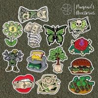 ราคา ✿ ร้านในไทยพร้อมส่ง : เข็มกลัดเซ็ทแบงค์ดอลล่าร์และหัวกระโหลก | DOLLAR BANKNOTE & SKULL Enamel Brooch Pin Set. (52907593583)