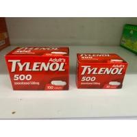 ราคา Tylenol 500 mg ยาแก้ปวด ลดไข้ พาราเซตามอล กระปุก 50เม็ด และ 100เม็ด (54857504746)