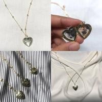 ราคา สร้อยคอล็อคเก็ตจี้หัวใจ ใส่รูปได้ ทอง14k✨ (25280153000)