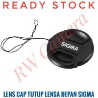ราคา Sigma Lens Cap Front Lens Cap Center Pinch 58mm 67mm 72mm 77mm 82mm โลโก้ 58 67 72 77 82 mm Canon Nikon Sony Fujifilm Art DC DG Series (43713648469)
