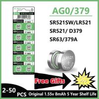 ราคา LR521 แบตเตอรี่กระดุม AG0 จำนวน 5-50 ชิ้น SR521SW 379A 379 179 D379 SR63 1.5V แบตเตอรี่อัลคาไลน (47208855798)