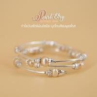 ราคา กำไลเงิน-มุกน้ำจืดแท้ มุกโทนสีชมพู พาสเทล | กำไลมุกแฟชั่น by Pearl.elry (14249025820)