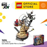 ราคา LEGO Super Heroes Marvel 76334 Epic Battle: Spider-Man vs. Sandman (201pcs.), Building Blocks, Kids Toy (54753254350)