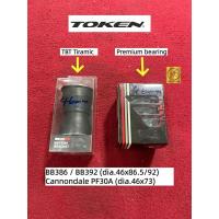 ราคา [ไต้หวัน] TOKEN BOTTOM BRACKET PF30 BB386 / BB392 (Ø46 86.5 / 92mm) Cannondale PF30A (Ø46 73mm) Premium & TBT Tiramic (28444302527)