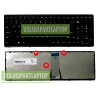 ราคา คีย์บอร์ด LENOVO IDEAPAD G500S G505S S500 S510 S510P 15INCH FRAME สีดํา (40071132618)