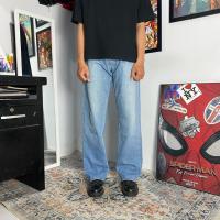 ราคา PLAC STRETCH SELVEDGE กางเกงยีนส์สีน้ําเงิน (44176749856)