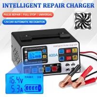ราคา เครื่องชาร์จแบตเตอรี่รถยนต์ เครื่องชาร์จ 24V 12V ตัวชาร์จแบตเตอรี่ อัจฉริยะและซ่อมแบตเตอรี่รถยนต์ (28336750181)