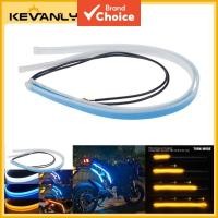 ราคา KEVANLY แถบไฟ LED รถจักรยานยนต์กันน้ําซิลิโคนสากลโคมไฟวิ่งกลางวันแบบนุ่ม (52807789050)