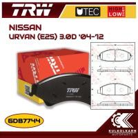 ราคา ผ้าเบรคหน้า TRW สำหรับ URVAN (E25) 3.0D '04-'12 (GDB7744) (17882298548)