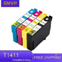 ราคา T1411 T1412 T1413 T1414 T141 141 Premium Color Compatible Inkjet Ink Cartridge for Epson ME Office 82WD 85ND Printer (24286101863)
