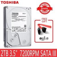 ราคา TOSHIBA 2TB Hard Drive Disk 2000GB 2 TB ภายใน HD HDD Harddisk 7200 RPM 64M Cache 3.5 "35 SATA III สําหรับเดสก์ท็อปคอมพิวเตอร์พีซี (41829458550)