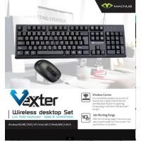 ราคา MACNUS VEXTOR Set Keyboard+Mouse Wireless ชุด คีย์บอร์ดและเมาส์ ไร้สาย แป้นพิมพ์ภาษาไทย/ภาษาอังกฤษ (29906395538)