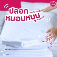 ราคา ปลอกหมอนหนุน ปลอกหมอนโรงแรม สีขาว Cotton 100% 180 เส้น ลายเรียบ Pillow Case 20"x30"x6" (9724176971)