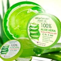 ราคา Aloe Vera Skin Gel สยามบัวขาว ว่านหางจระเข้ 100% 300กรัม Aloe Vera 100% (24678489947)