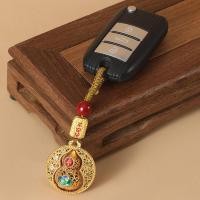 ราคา เมฆมงคลสันติภาพหมุนมะระกุญแจรถแขวนกระเป๋าพวงกุญแจจี้วิธีโบราณสังกะสีรวม#CG304# (53706713704)