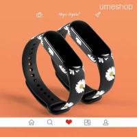 ราคา สายแท้ดอกไม้ xiaomi miband 5 สาย miband5 Miband 4 Miband 3 สายเสริม mi band 5 พร้อมส่ง ร้านไทย สายนิ่ม คุณภาพดี มี่แบน (6265342268)