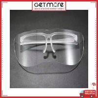 ราคา GETMORE แว่นตากันแดด Face Shield แว่นตาโปร่งใส Anti-fog และ Face Mask Splash Half Face Shield Protector หน้ากาก (22668792226)