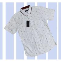 ราคา KEMEJA Platini เสื้อเชิ้ตแขนสั้นผู้ชาย Slim Fit (29852878827)