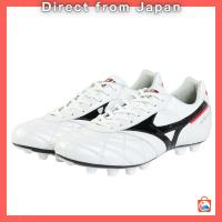 ราคา Mizuno (MIZUNO) Soccer Cleats for Natural Grass/Dirt/Artificial Turf - Morelia II JAPAN P1GA250209 - Limited to one pair per customer (White × Black / 25.5 cm / Men's, Women's) (48008330447)