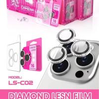 ราคา เหมาะสําหรับ iPhone17Pro Diamond Eagle Eye สติ๊กเกอร์ที่สองฟิล์มเลนส์ Apple 17Air ตําแหน่ง Diamond-Studded ตัวป้องกันกล้อง (46257112743)