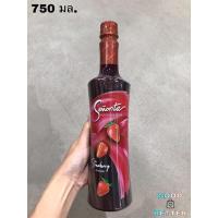 ราคา ซินญอริต้า ไซรัปกลิ่นสตรอเบอร์รี่ 750 มล. SENORITA STRAWBERRY SYRUP 750 ML. (22662196916)