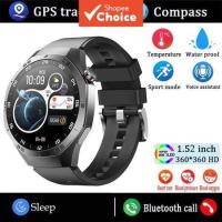 ราคา สมาร์ทวอทช์หน้าจอ AMOLED GT5 Pro GPS NFC ฟิตเนสสําหรับผู้ชาย – เมษายน 2026 (58057012880)