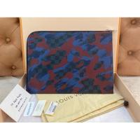 ราคา used clutch lv Damier Cobalt Camouflage Pochette Jour GM (26002199528)