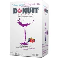ราคา Donutt โดนัทท์คอลลาเจน 10,000mg. อินนูลินพลัส กลิ่นมิกซ์เบอร์รี่ ขนาด 10 ซอง 150g. (7819204978)