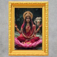 ราคา รูปภาพ รูปมงคล LAX42 รูปพระแม่ลักษมี แนวภาพเขียน พระแม่ลักษมี องค์บูชาพระแม่ลักษมี เสริมทรัพย์ เสริมความรัก การงาน (29509536567)