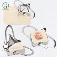 ราคา [Chicnest] เครื่องห่อเกี๊ยวสแตนเลส, เครื่องตัด Ravioli ทรงสี่เหลี่ยม, เครื่องมือทําขนมขนมสแตนเลส Moulds BU (45908000571)