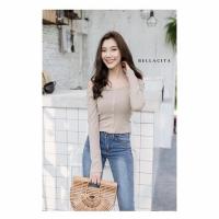 ราคา bellacita เสื้อแขนยาวปาดไหล่ (9875729573)