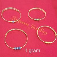ราคา สร้อยข้อมือเด็กทองหนุ่ม 1 กรัม (47502892616)