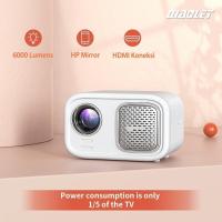 ราคา QIAOLET โปรเจคเตอร์ Android K1 Projector 6000 Lumens 1080P HD ระบบ Android 9.0 ความละเอียด: 1920*1080p (27700854369)