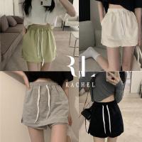ราคา กางเกงขาสั้นเอวสูงทรงสลิม กระโปรงกางเกง ขาสั้น เอวยืด ผ้านิ่มใส่สบาย สองชั้น (23429624506)