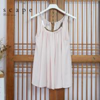 ราคา Jaspal (M) เสื้อแขนกุด ชีฟอง สีโอรส (23328107571)