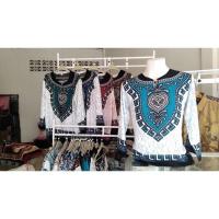 ราคา เสื้ออินโดเสื้อบาติกบาหลีแขนยาว ผ้าสปัน (18633496120)