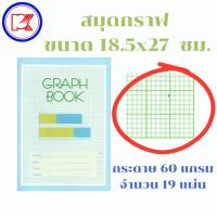 ราคา สมุดกราฟ ขนาด18.5X27 ซม. (42754246536)