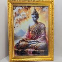 ราคา ภาพพระพุทธเจ้าพร้อมกรอบ สำหรับสักการะบูชา,ตกแต่งบ้าน,ภาพมงคลสำหรับของขวัญของฝาก (29479933536)