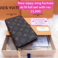 ราคา New Lv Zippy mono fuchsia dc19 full set (2322328949)