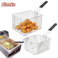 ราคา BLANKE ทอดตะกร้าตาข่ายทอดแบบแขวนได้ทรงสี่เหลี่ยมกรองสแตนเลสความจุขนาดใหญ่ทนทานสําหรับทอดไก่ทอด (47158462633)