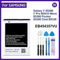 ราคา ❥ SAMSUNG EB 454357 VU แบตเตอรี่ 12Mah สําหรับ Samsung Galaxy S536 Y Pro B551 (28373174457)