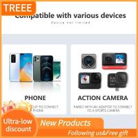 ราคา Treee Treee กล้อง Mount CLAMP อะแดปเตอร์แฮนด์จักรยานพร้อมหัวบอลหมุนได้ 360 องศา GoPro สกรูยึดคลิปโทรศัพท์เข้ากันได้ 12/11/10/9/8/7 และกล้องแอ็คชั่นอื่นๆ (50151220398)