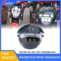 ราคา 【High quality】For Ducati Monster 695 696 795 796 1100 1100S 2008-2015 Motorcycle Front Headlight LE (55204007482)