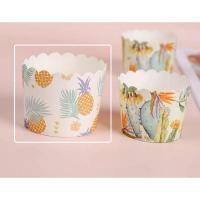 ราคา ถ้วยปาเนตโทน 6ซม. ถ้วยคัพเค้กลายสับปะรด ก้น 6 ซม.แพค 50 ใบ (6762708291)